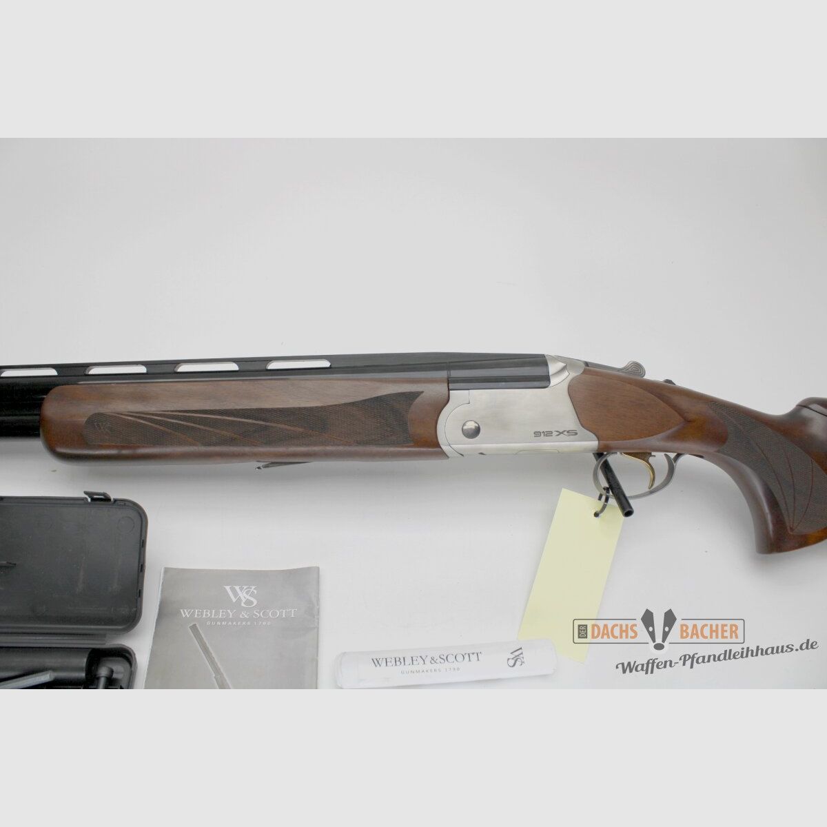 BDF Webley & Scott 900XS Competition Kal. 12/76 mit Extended Choke Stahlschrot verstellbarer Schaftrücken Trap Trapflinte