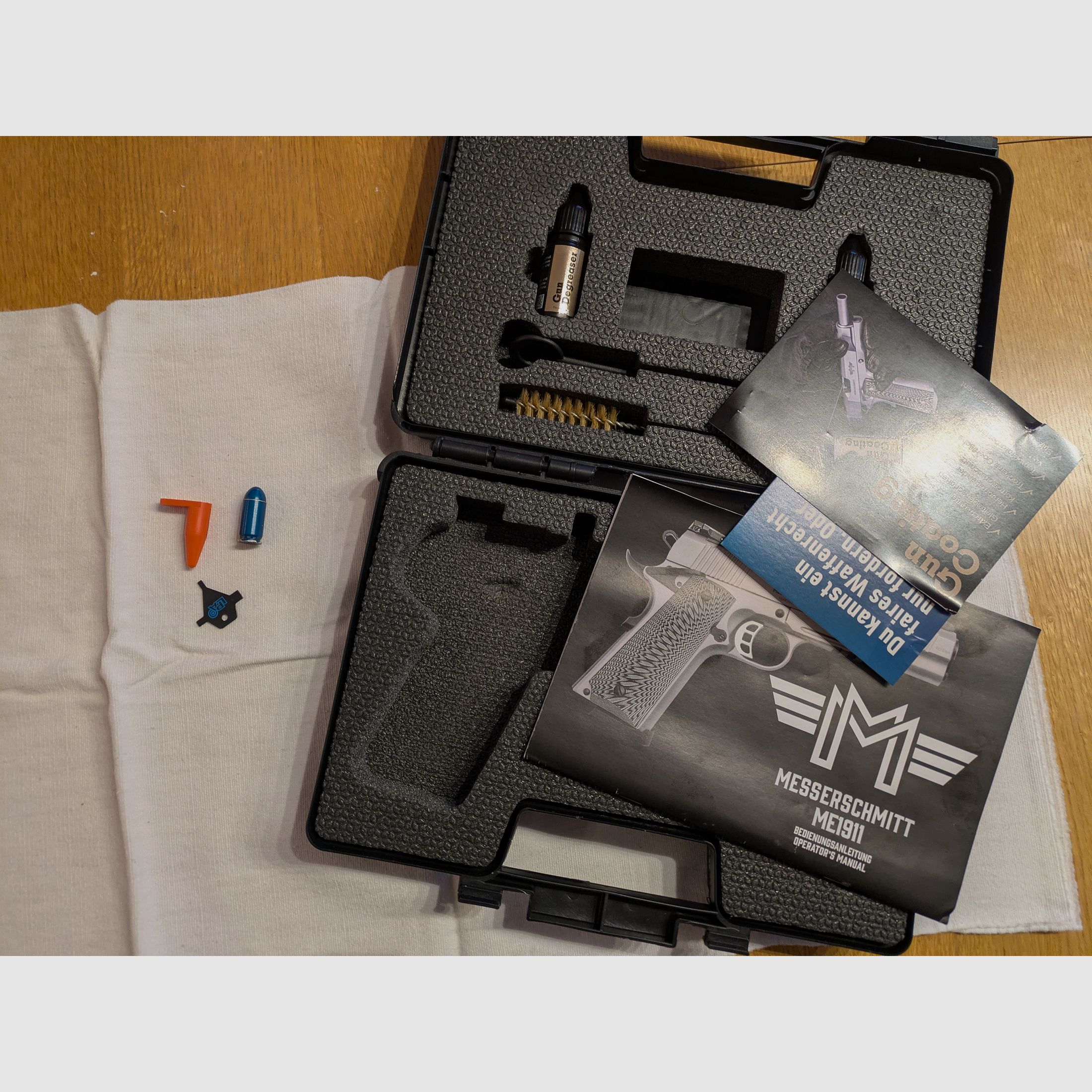 Messerschmitt ME1911/PC1911 - Silber - 5 Zoll - .45Auto/.45ACP