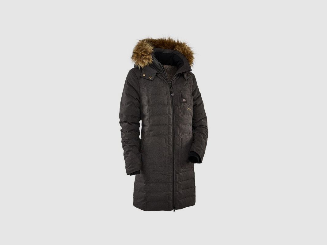 Blaser Vintage Daunen Parka Damen braun mélange