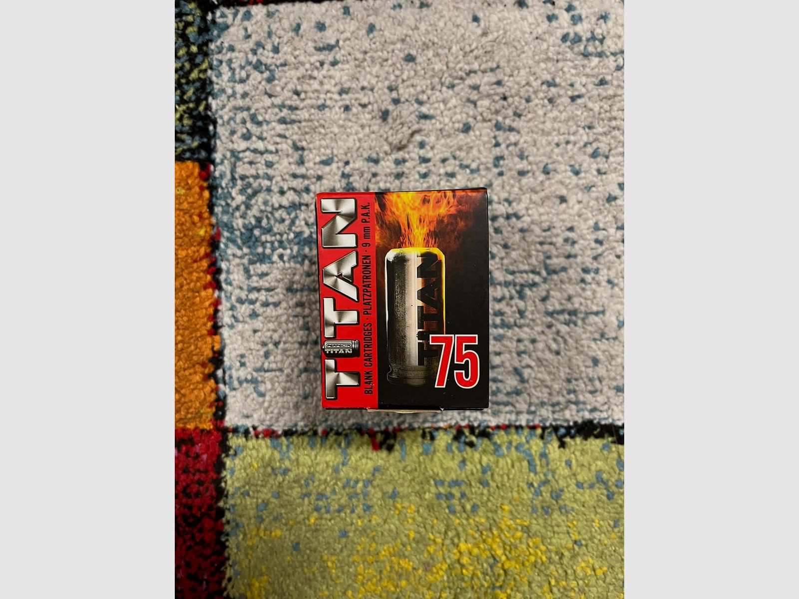 9mm PAK Titan Platzpatronen