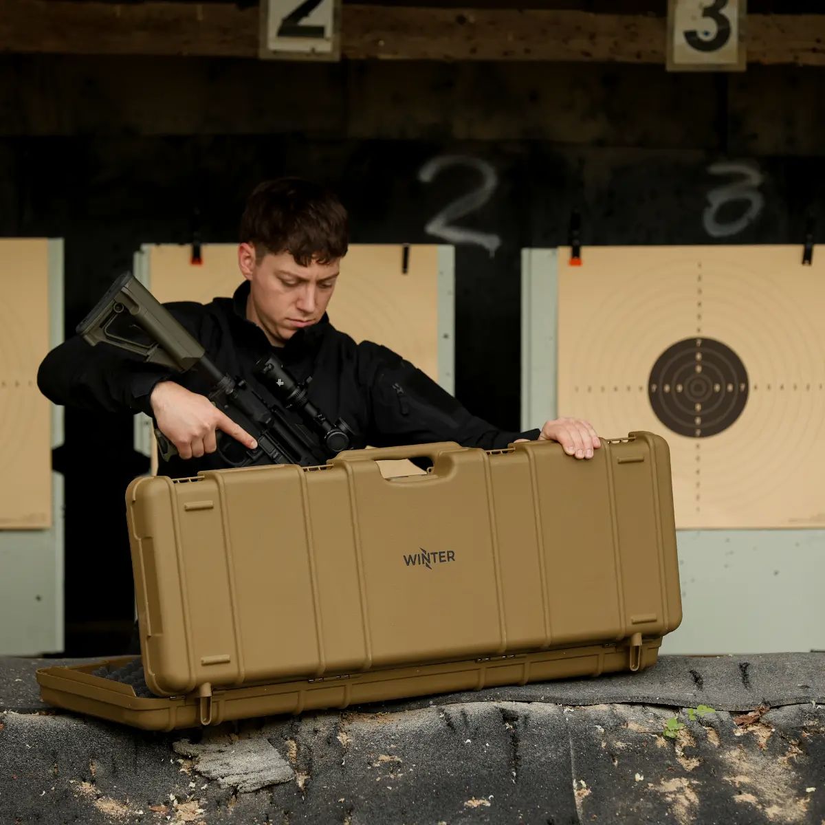 Winter Geweerhoes Coyote 107 cm