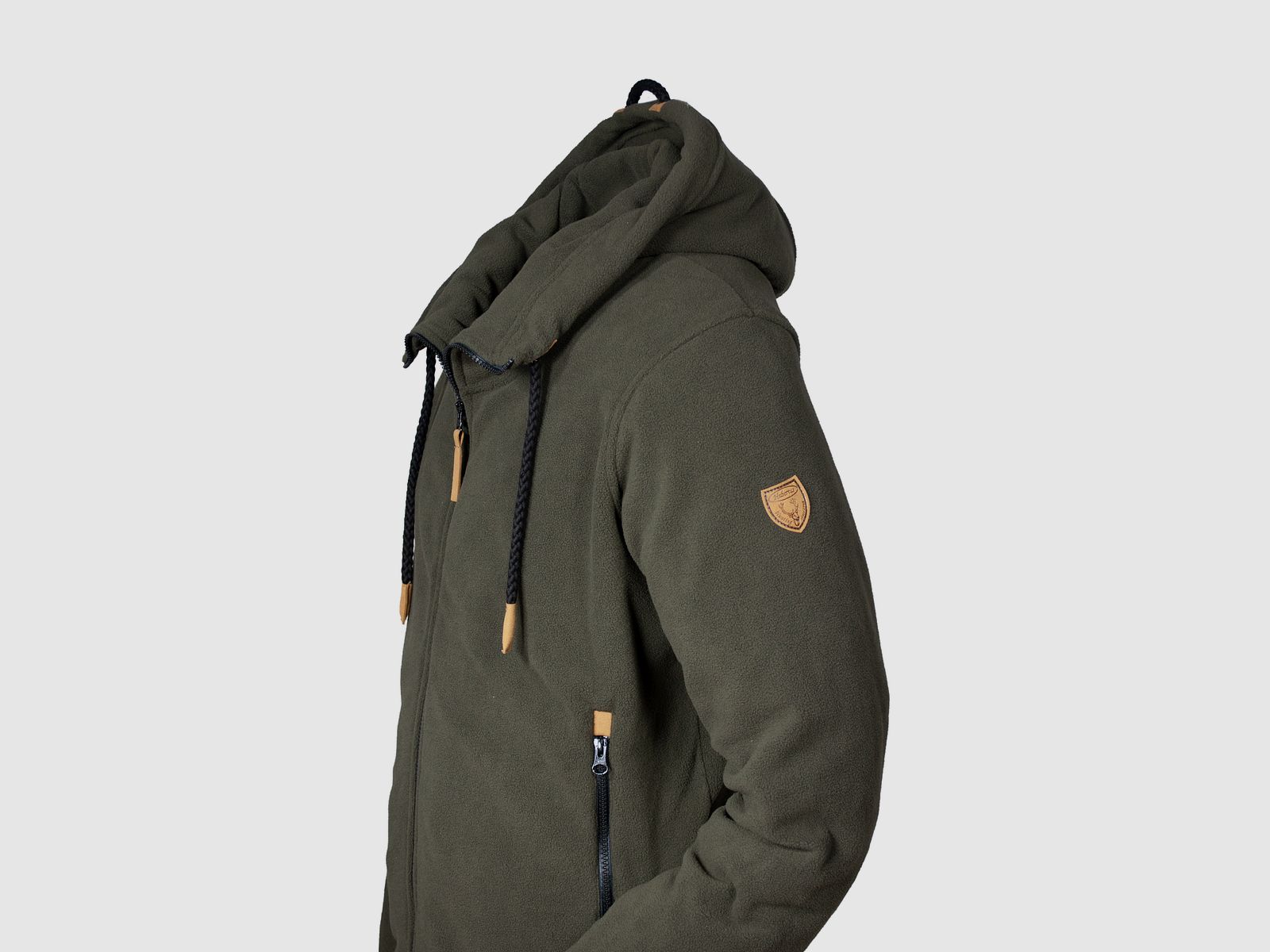 Hoody Fleece - mit kräftigem Kordelzug