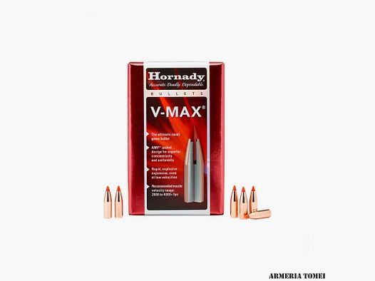 PALLE DA RICARICA – HORNADY – 22 Cal .224 60 gr V-MAX® -22281 (100 PZ)