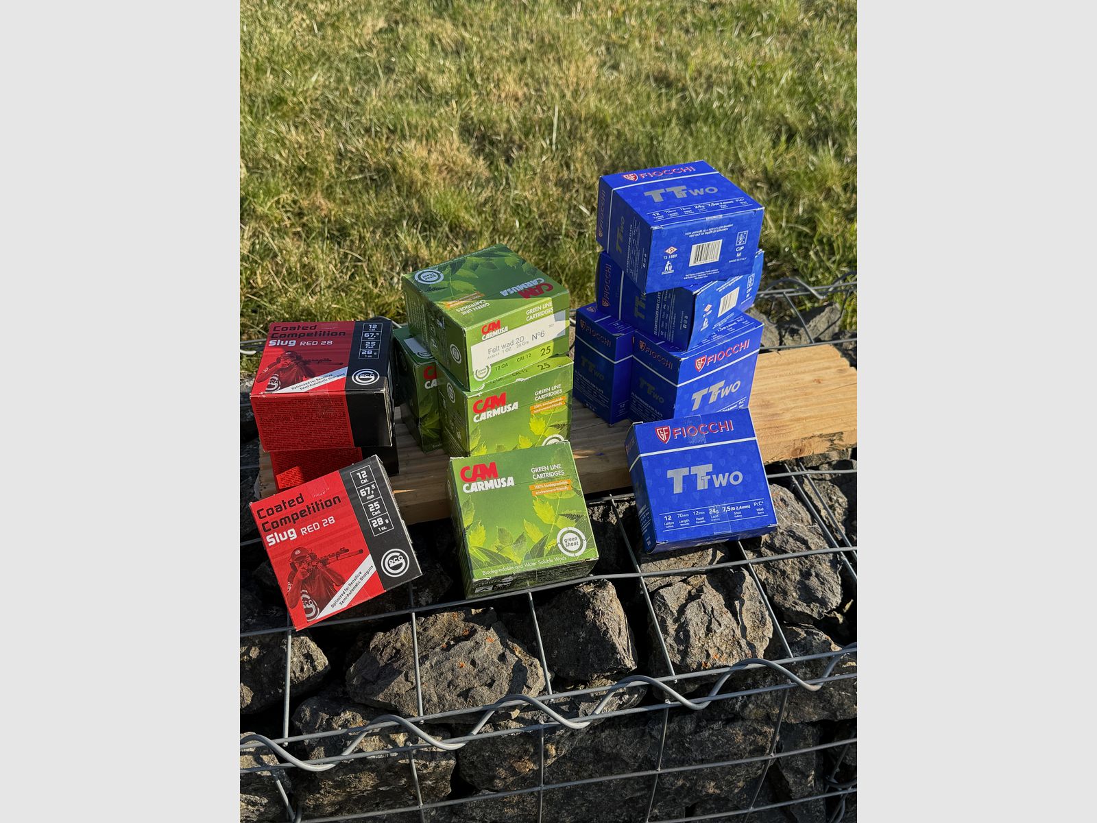 Kaliber 12, diverse, original verpackt