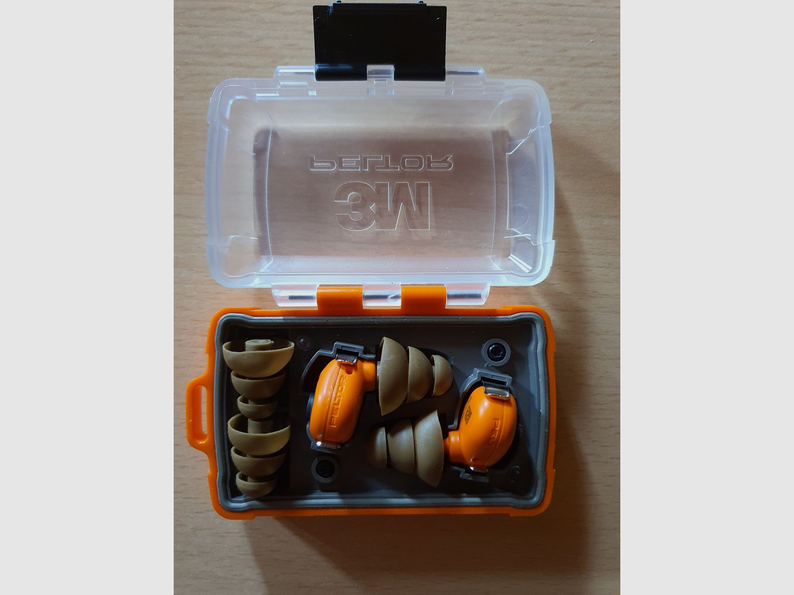 3M PELTOR EEP-100 EU Elektroniczne zatyczki do uszu pomarańczowe