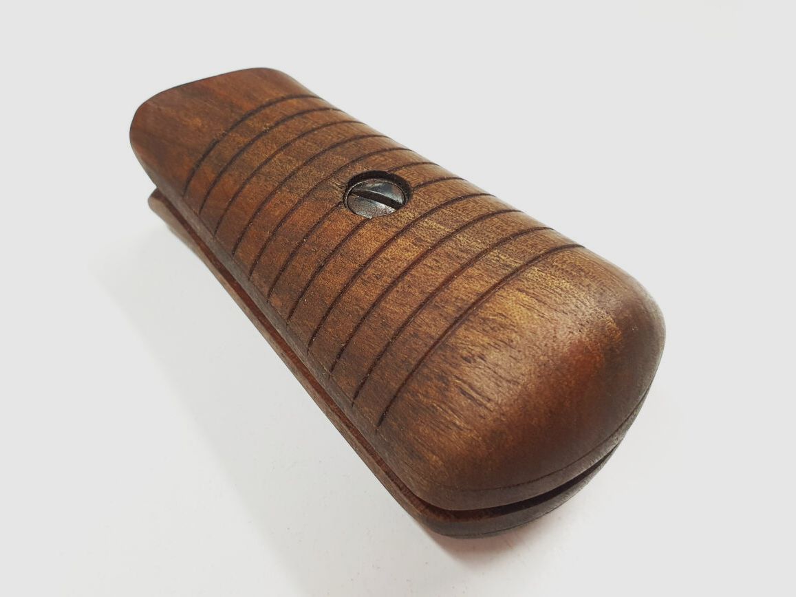 Originele Mauser Oberndorf [29B] Gripplaten Set rechts / links + Bushing & Schroef voor MAUSER C96 Bolo Nieuwe productie