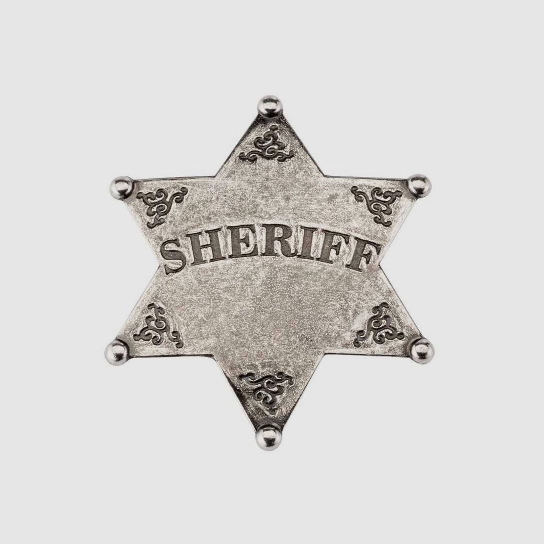 Sheriff star - gray sheriff star, image 2 of 4