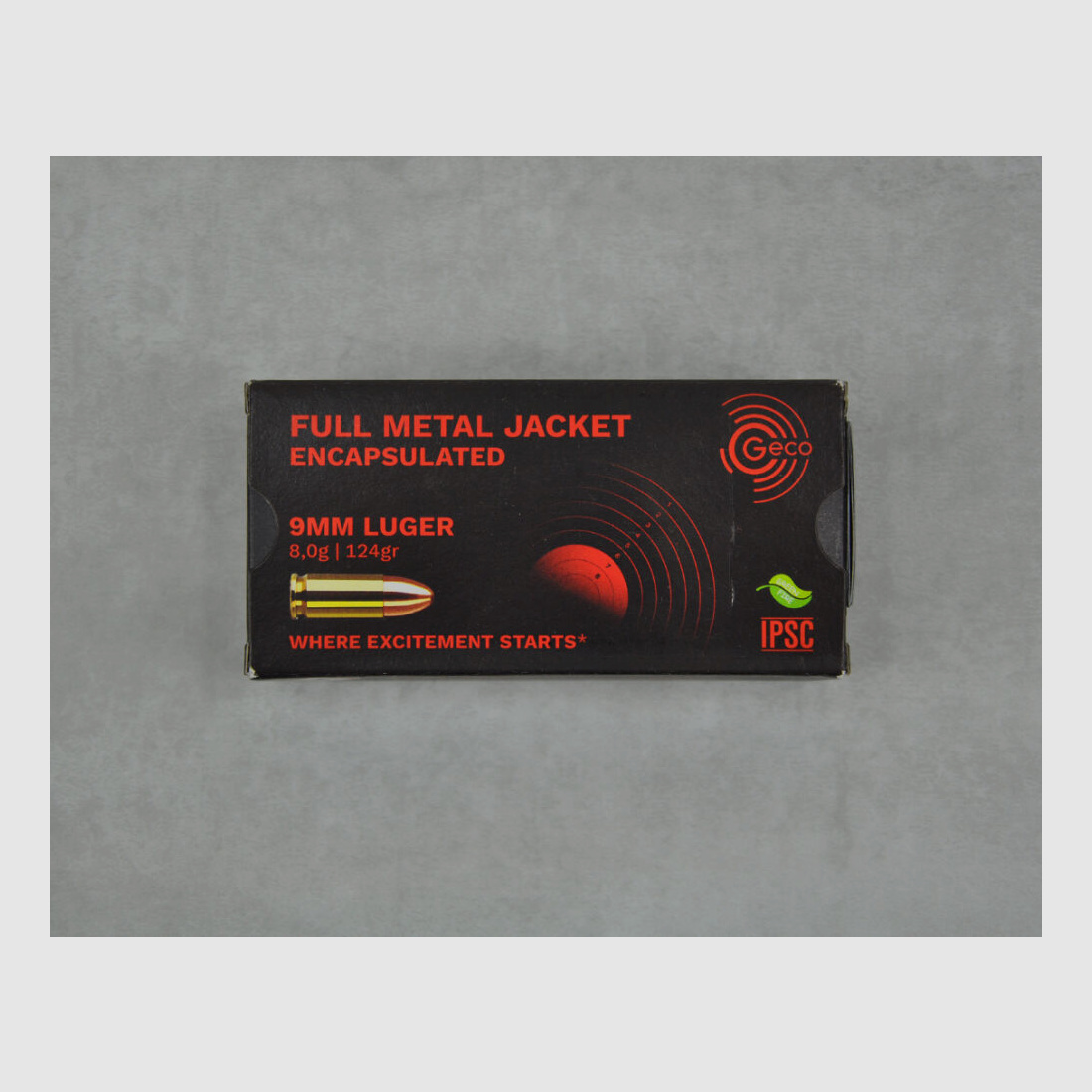 Geco FMJ SX kapsułkowany 9mm Luger 124gr *1000 sztuk*