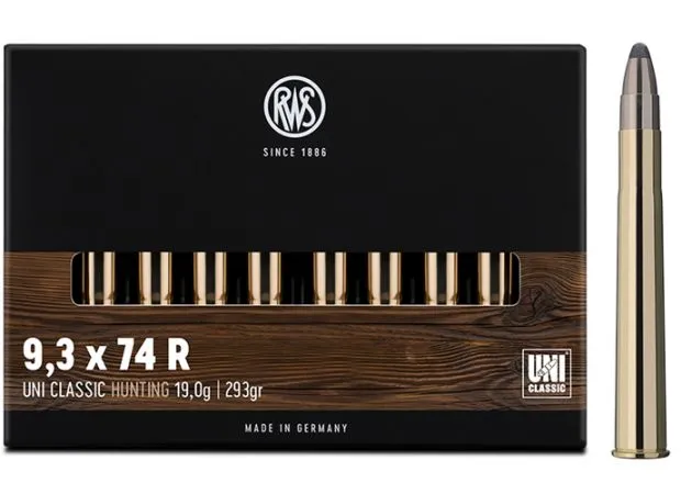 RWS 9,3x74R Uni Classic 293 GRS 19,00 GR