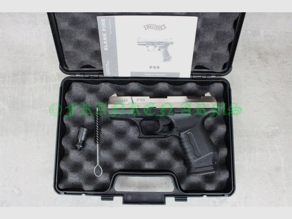 Walther P99 9mm P.A.K. Níquel