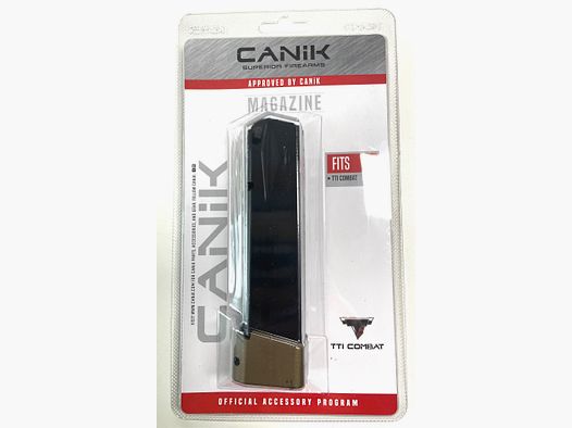 Canik TTI COMBAT 18+1 capacity extended magazine