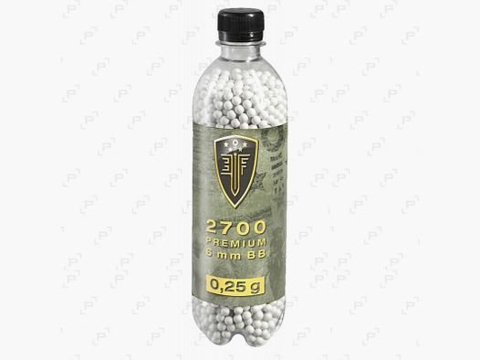 Flasche mit 2700 Kunststoffkugeln Airsoft ÉLITE FORCE PREMIUM Kaliber 6 mm