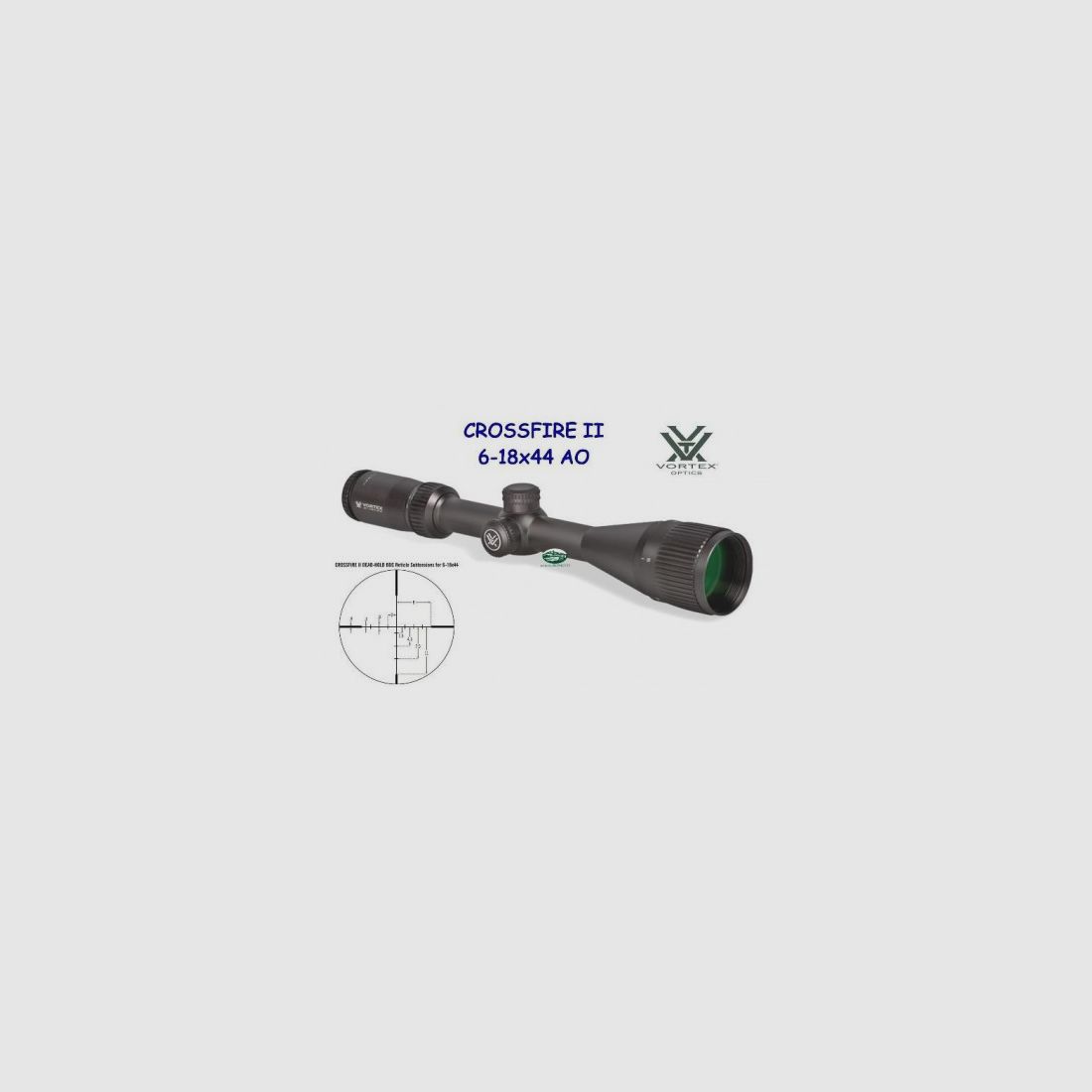 VORTEX CROSSFIRE II 6-18X44 AO RET. DEAD HOLD BDC