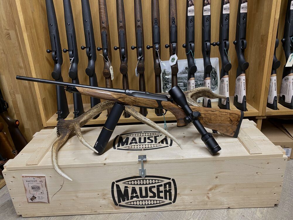 Sauer 505 Ergo Lux, with Zeiss Conquest V6 2-12x50 M, with rail