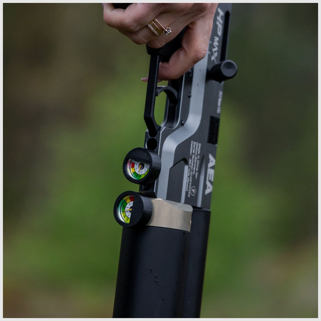 UITVERKOOP | Afdekkap Manometer | Dekkap Manometer | AEA HP MAX | ZWART | ROOD | flexibel