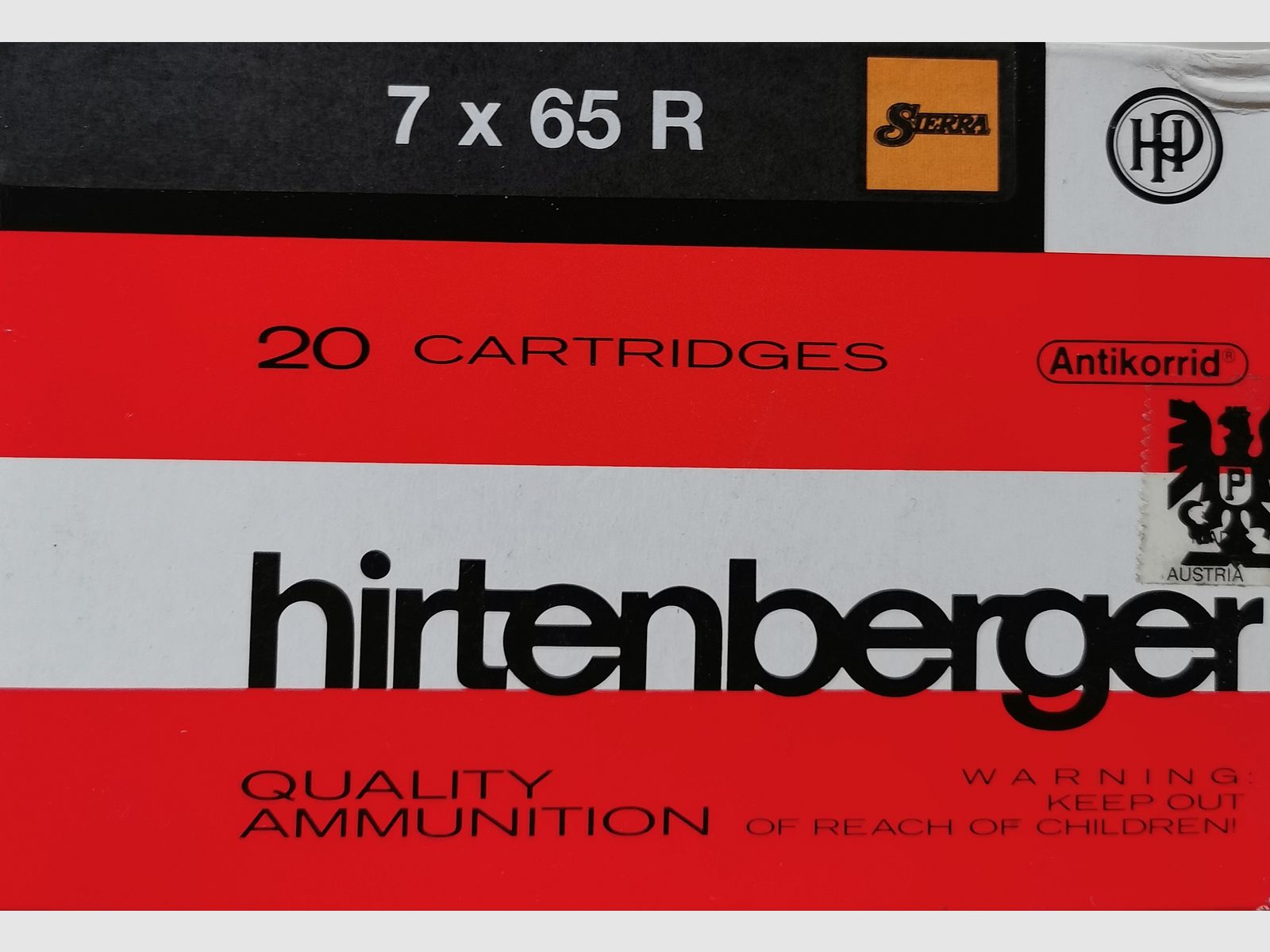 Büchsenpatronen Hirtenberger Sierra 7x65R 9,1g / 140gr. !!!, Bild 1 von 2