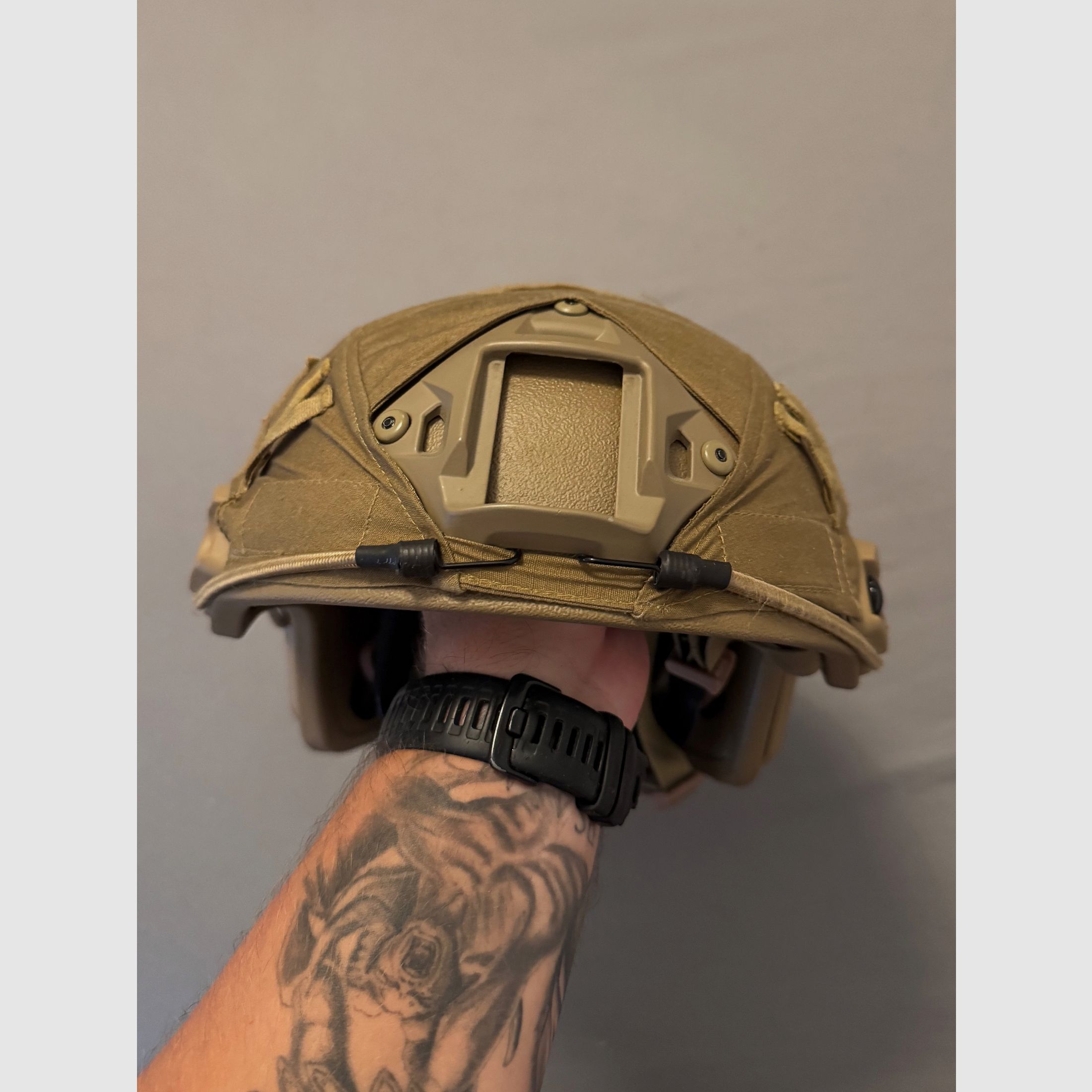 BEST Protection V-FAST ballistic helmet NIJ IIIA size M/L – Coyote with cover