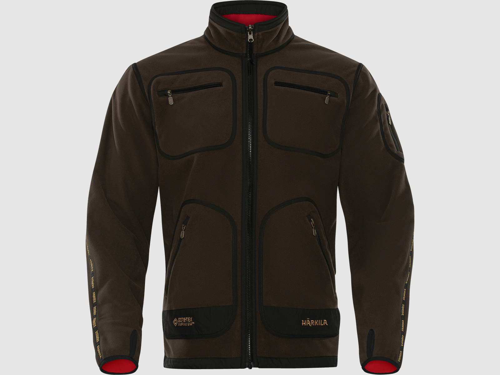 Härkila Kamko Fleecejacke Brown/ Red
