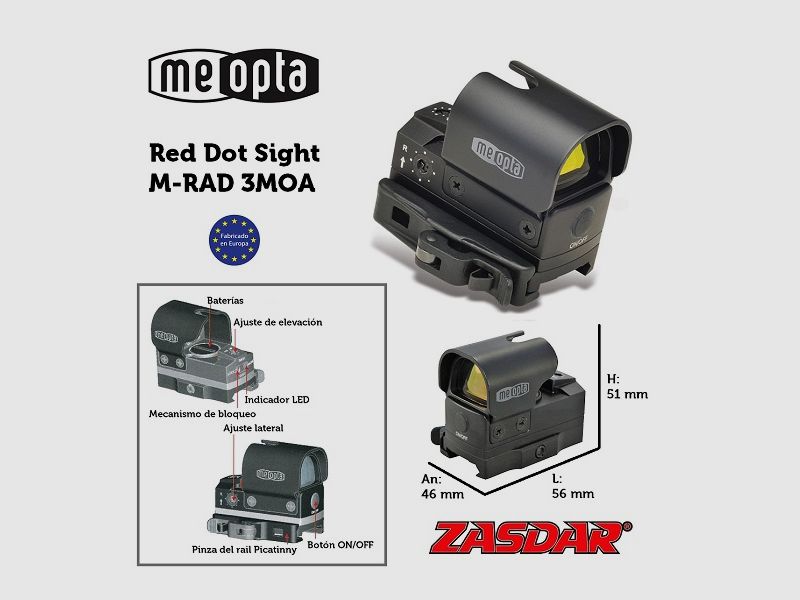 Meopta – Elektronisches Visier MEORED T-MINI
