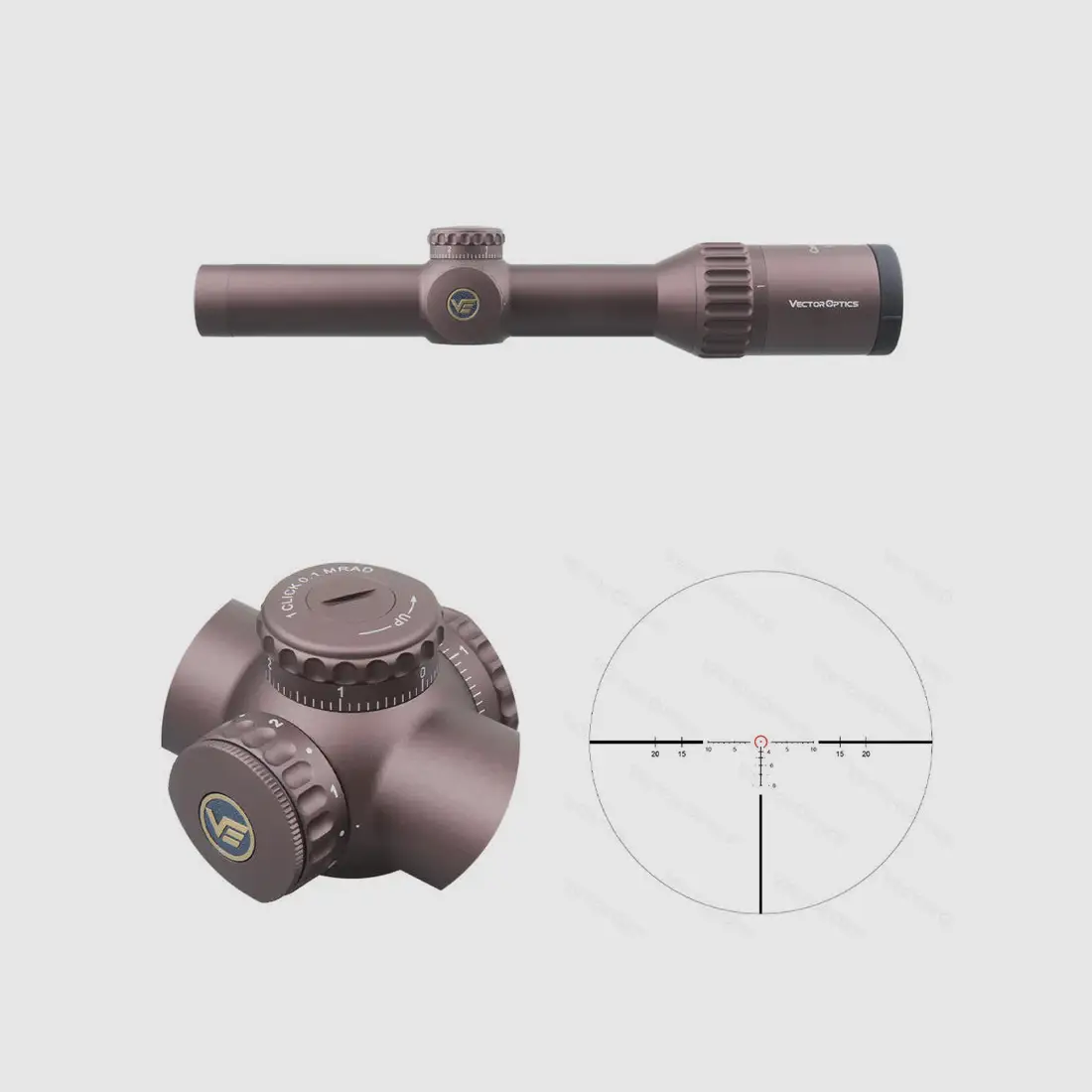 Vector Optics SCOC-34 Continental x6 1-6x24 Coyote FDE, Bild 1 von 14