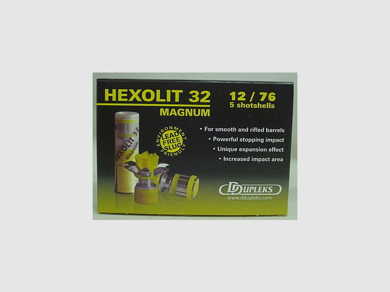 Hexolit 32 12/76 Expans. Slug - bleifrei, 32g/495gr (a5)