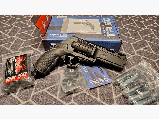 TR50 Gen2 T4E Revolver Co2 kal .50 - Nieuw!