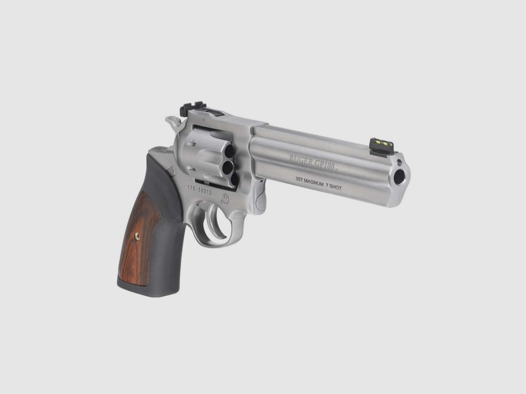 RUGER GP100 6 POLLICI 357 MAG INOX 7 COLPI, immagine 4 di 6