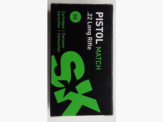 SK-Munition Pistol Match .22 lfB KK-Patronen