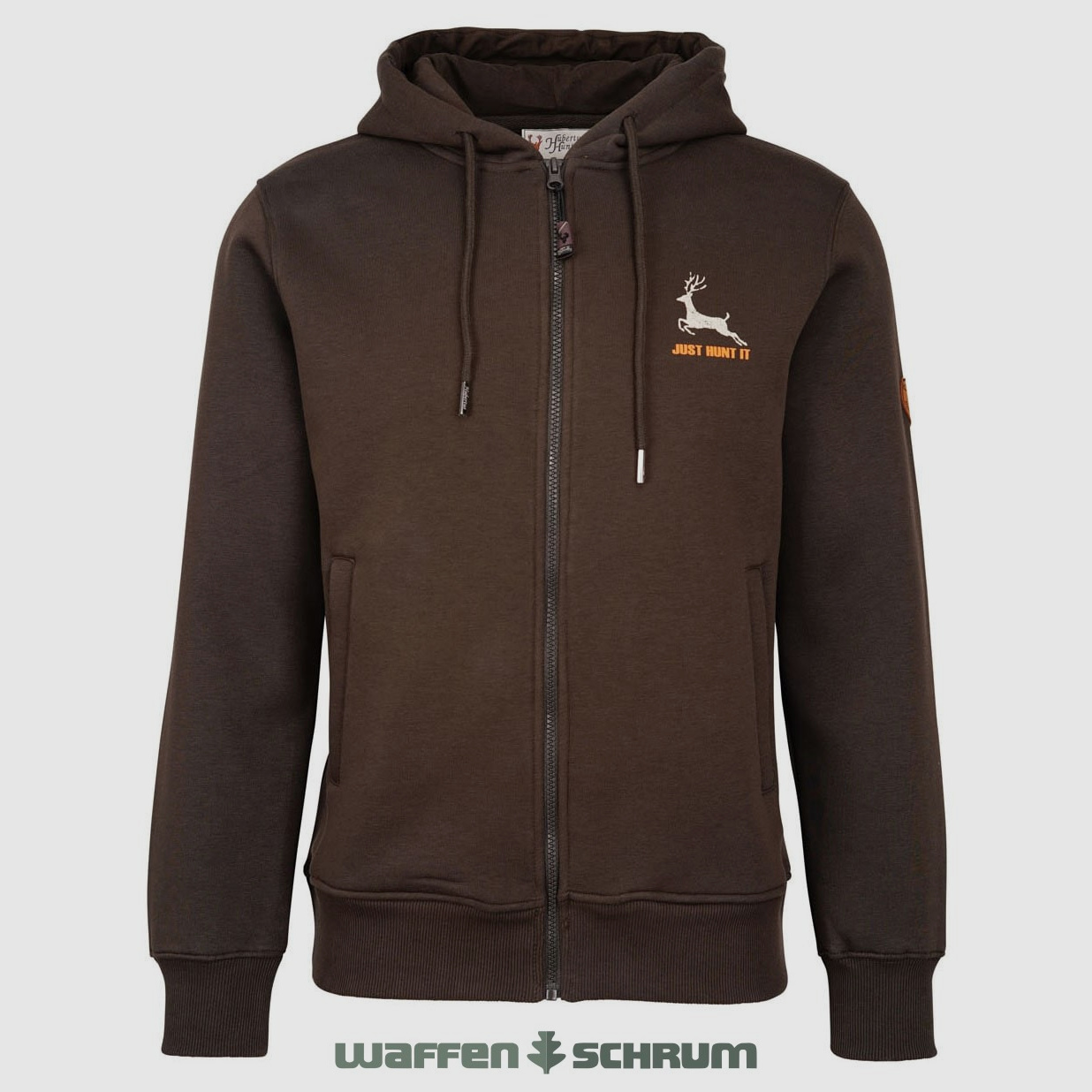 Hubertus Hoodie Just Hunt It Oliv/ braun