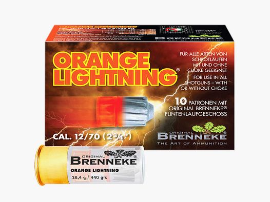 Brenneke 12/70 Orange Lightning 28,4g – 10 Stk.