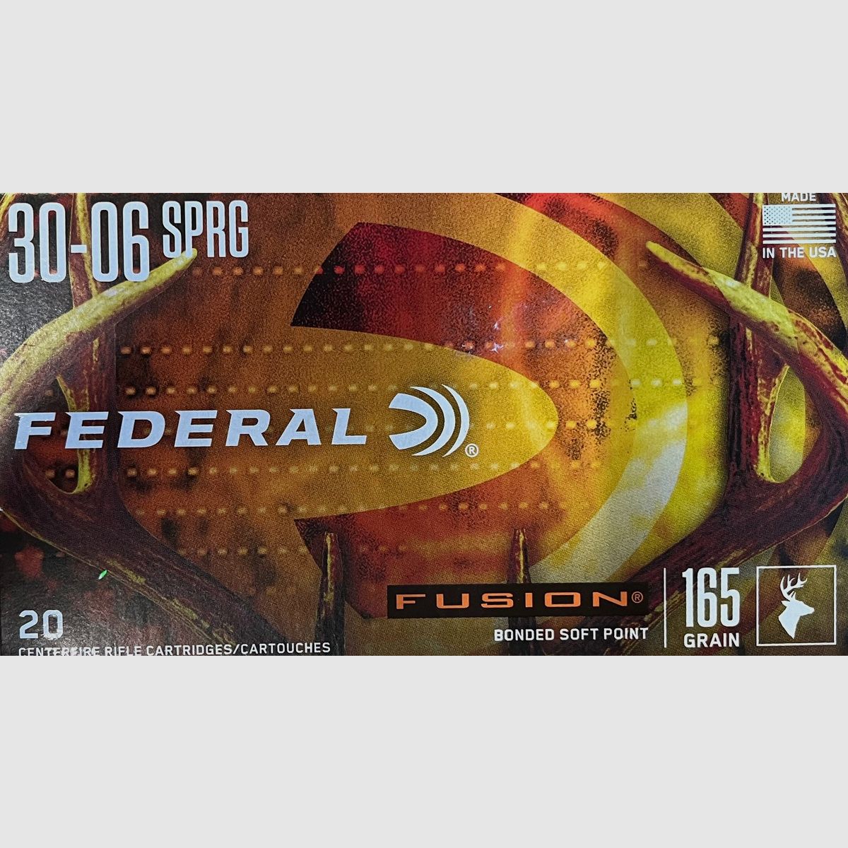 Federal Fusion .30-06Spring. 165grs - 20 Schuss