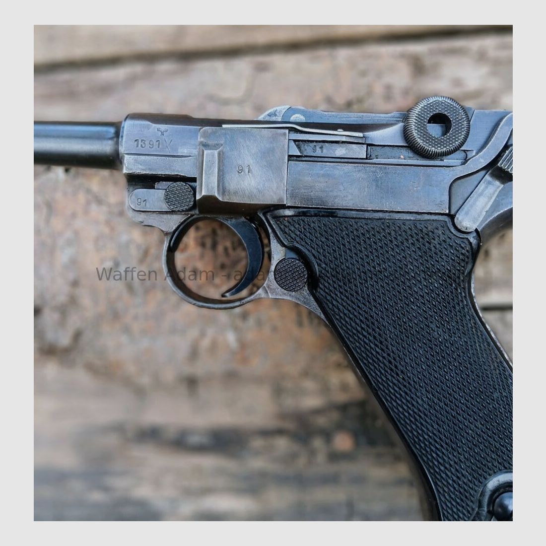Mauser P. 08 Schiwy Sicherung
