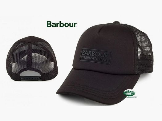 BARBOUR cappello International Heli Trucker black