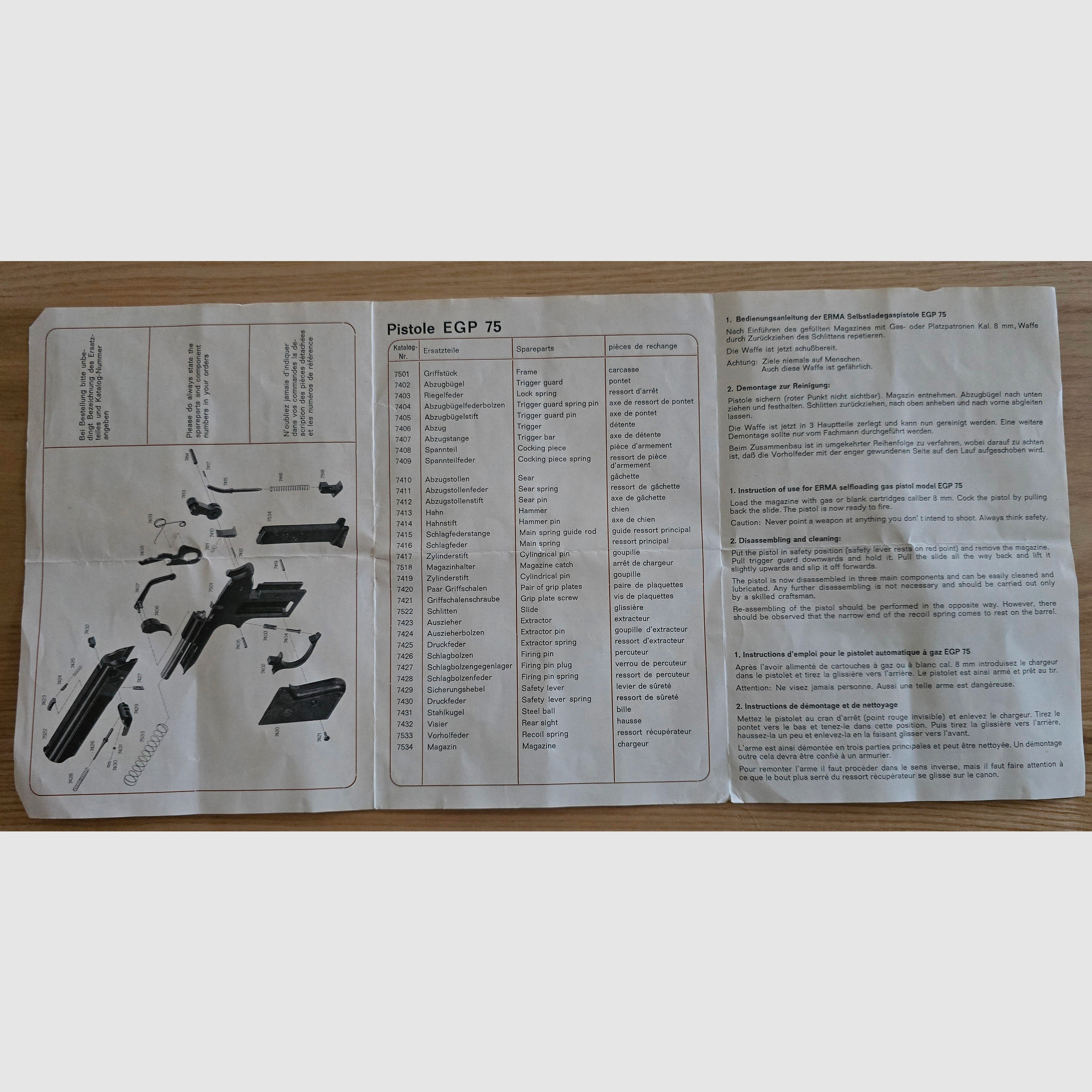 Erma ERMA EGP 45 8mm