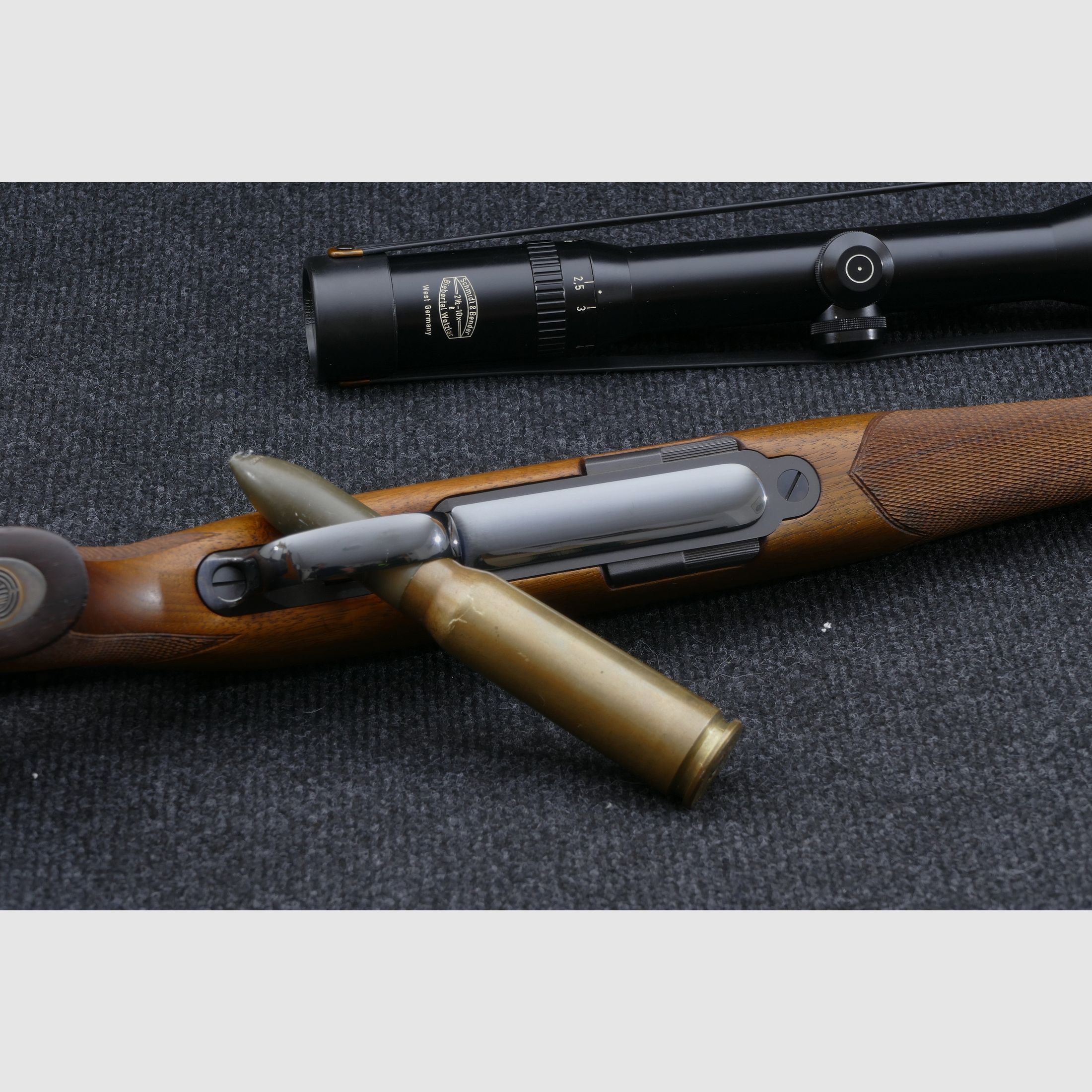 Steyr Mannlicher Luxus M en calibre .30-06 Springfield de primera mano en estado original excepcionalmente bueno, casi como nuevo WHB295