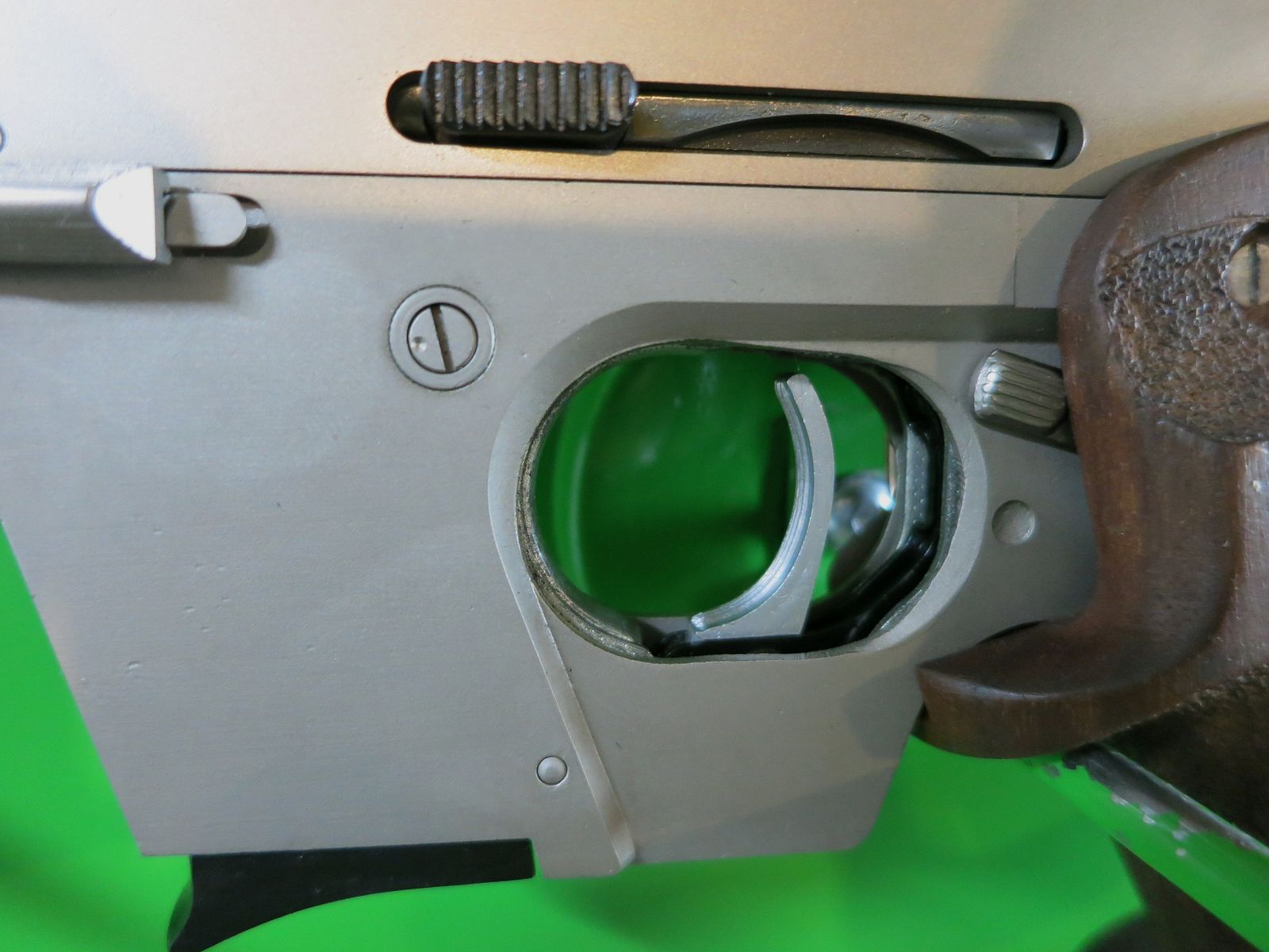 Sport pistol Walther OSP caliber .22lr, NILL sport grip, .22 short, nickel version #79-