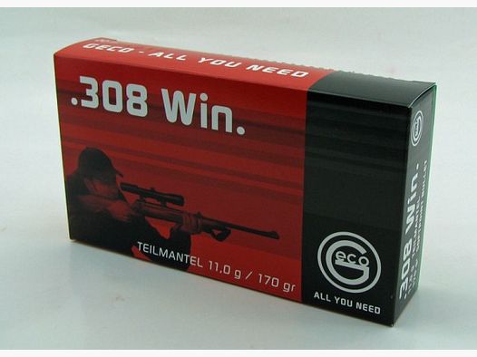 Geco .308 Win Teilmantel 20 schuss