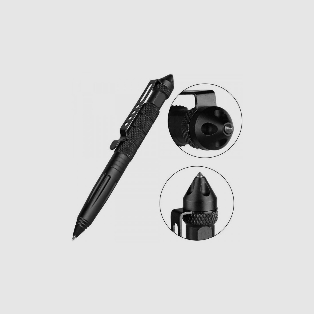TACTICAL PEN - KUGELSCHREIBER UND KUBOTAN - SCHWARZ