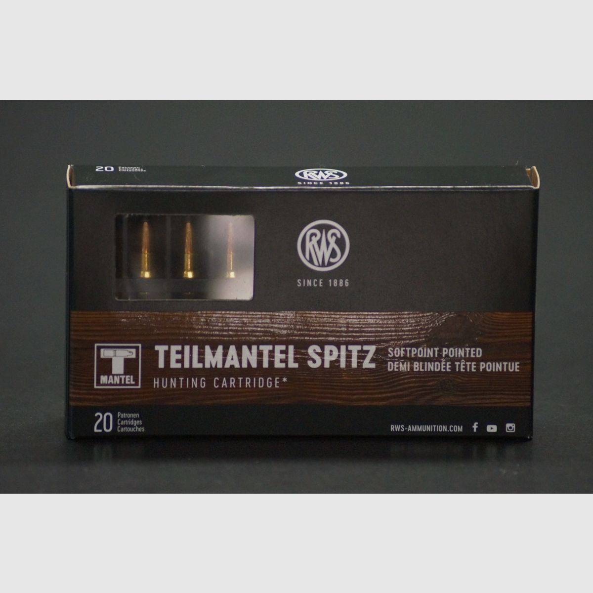 RWS .223 Rem Teilmantel Spitz