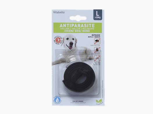 COLLARE ANTIPARASSITARIO PER CANI L60CM