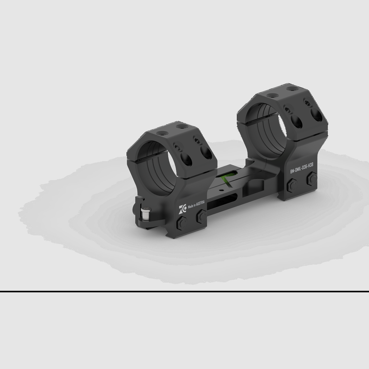 Zero Compromise Optics Blockmontage 0 MIL Höhe 38mm Gen2