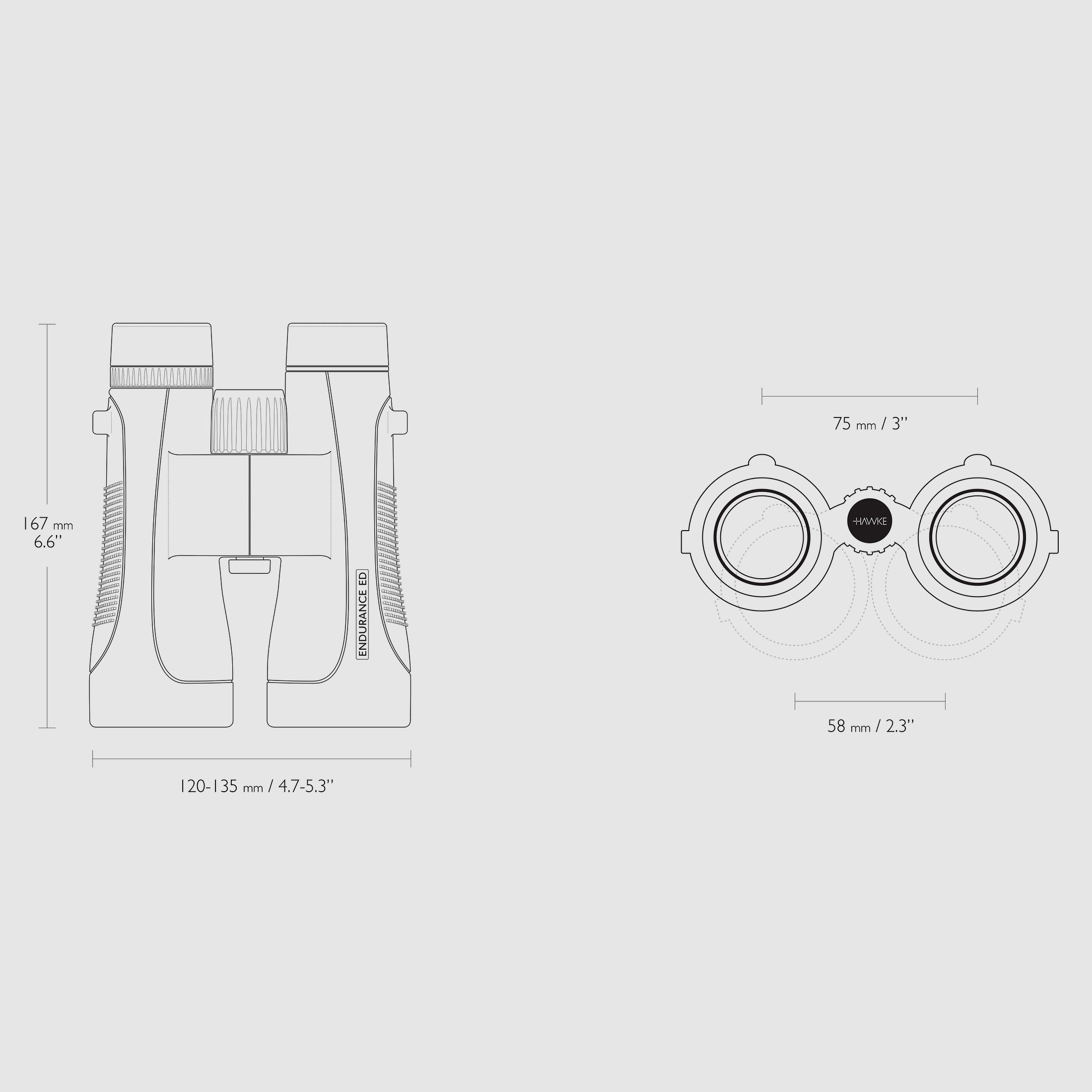 Hawke 36209 ENDURANCE ED 10x50 FERNGLAS Grün
