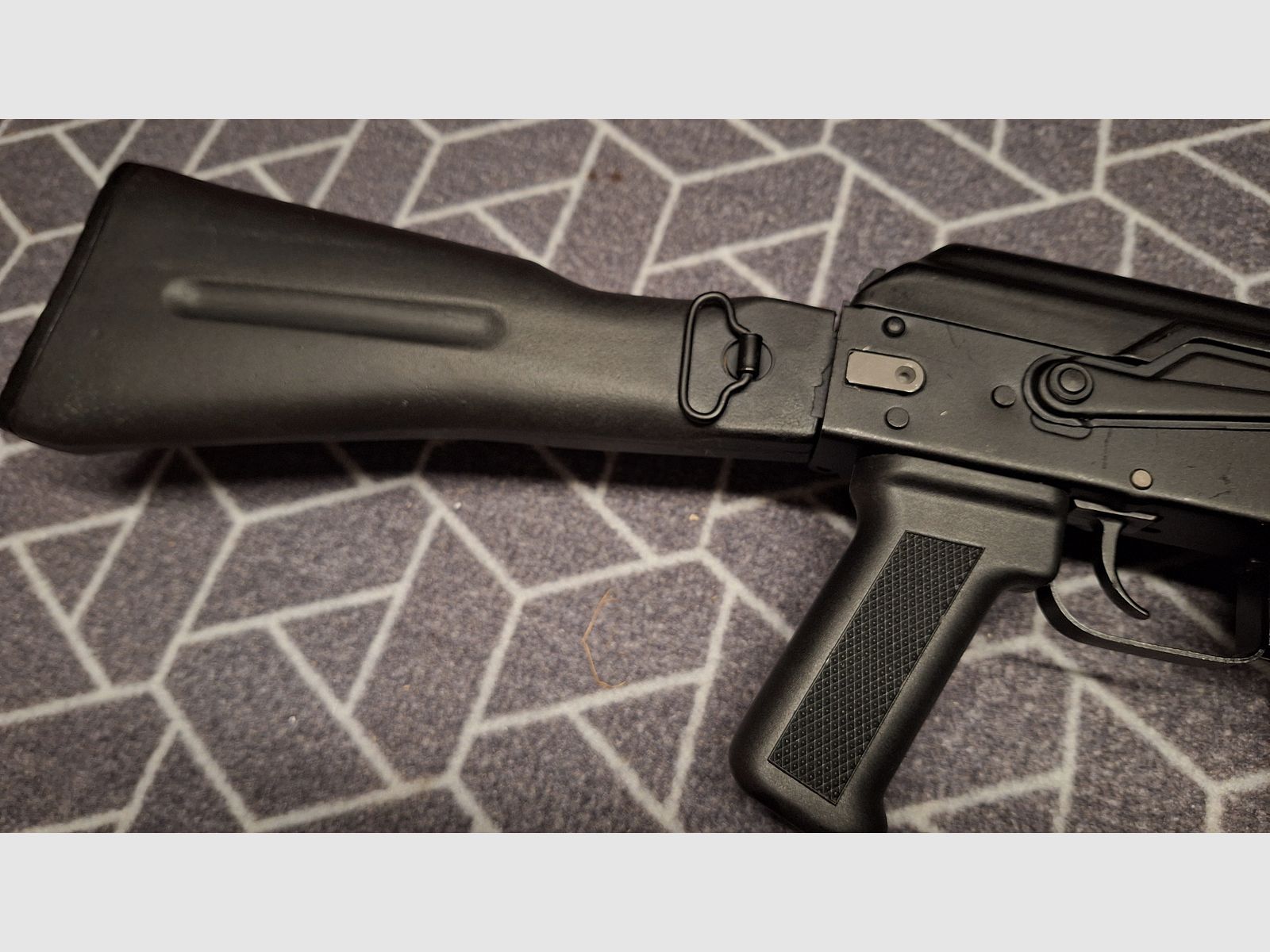 Original AK74M CO2 4.5mm Yunker full steel Kalashnikov - NEW!