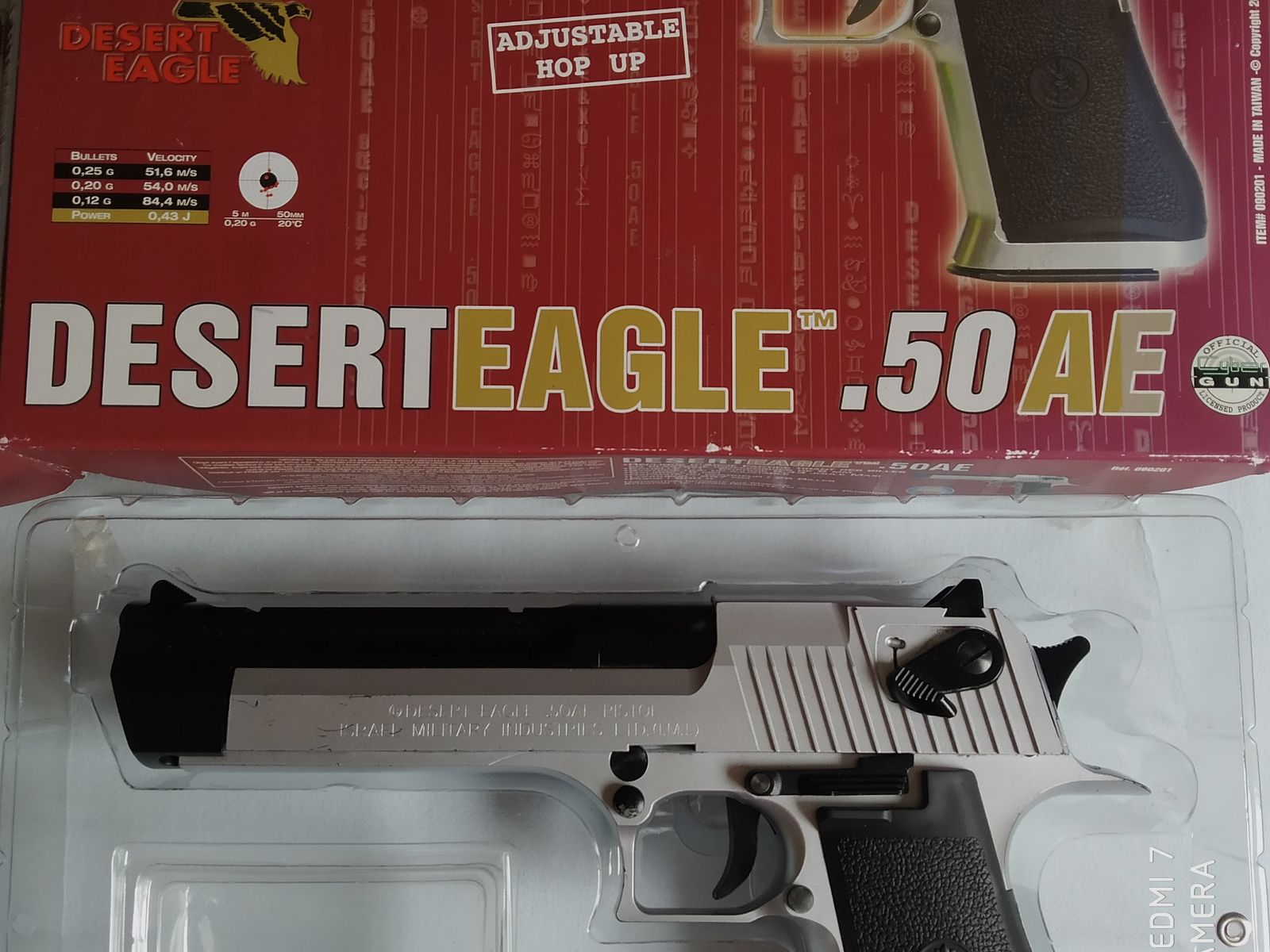 Dessert Eagle (TM) 50AE - Softairgun, silber