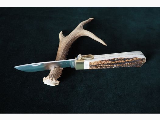 Otter Jagdtaschenmesser neu unbenutzt, Hochwertiges Qualitätsmesser mit interessanter Entriegelung