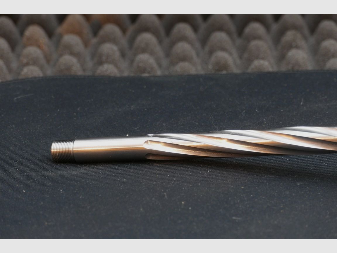 Lothar Walther Custom Lauf mit Matchbehandlung und Helical Flutung in Edelstahl, .223Rem, Drall 9/1