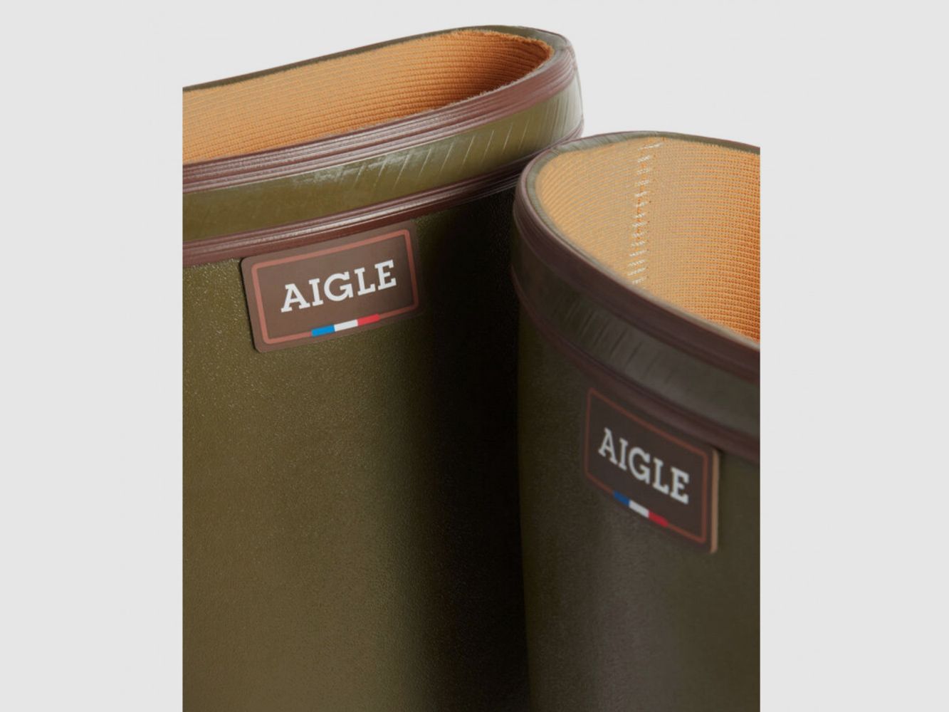 BOTTES AIGLE PARCOURS 2 KAKI HOMME, image 4 sur 6