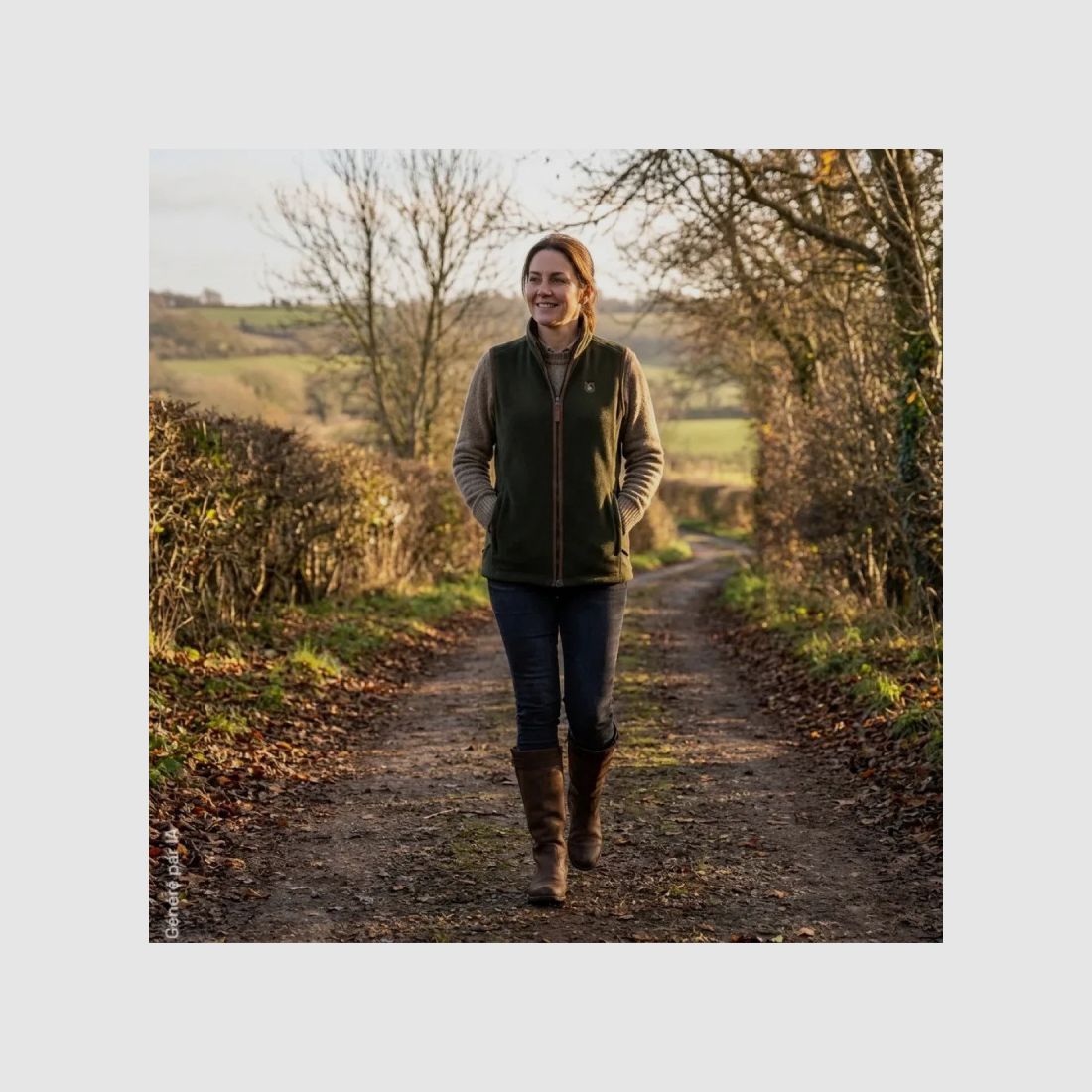 Gilet polaire femme Deerhunter Cumbria vert 360 g/m², image 7 sur 10
