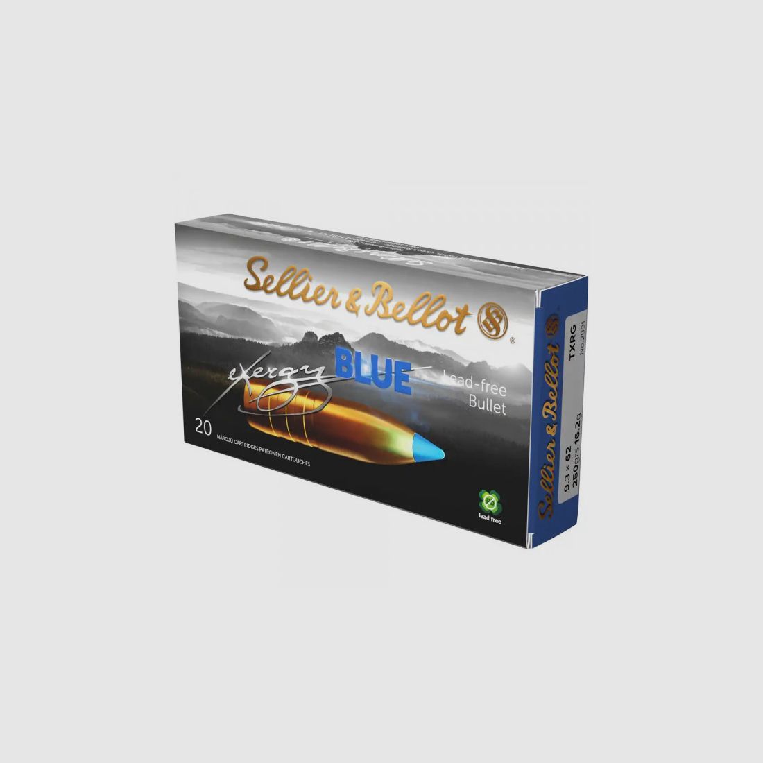SELIIER & BELLOT 9,3x62 MM TXRG - 250GRS. / 16,2G - 20 SCHOTEN