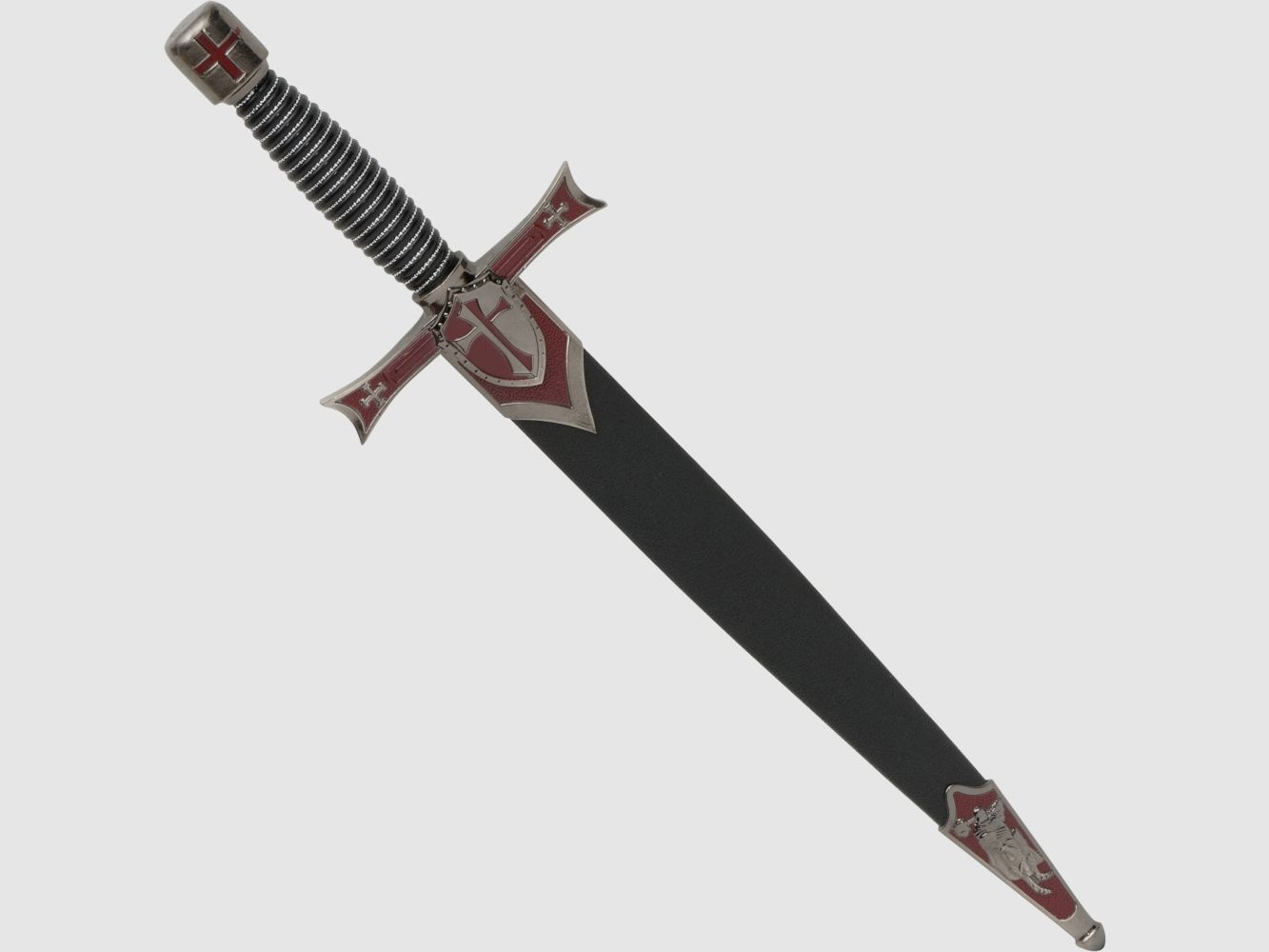 Templerdolch mit Scheide Ritter Dolch